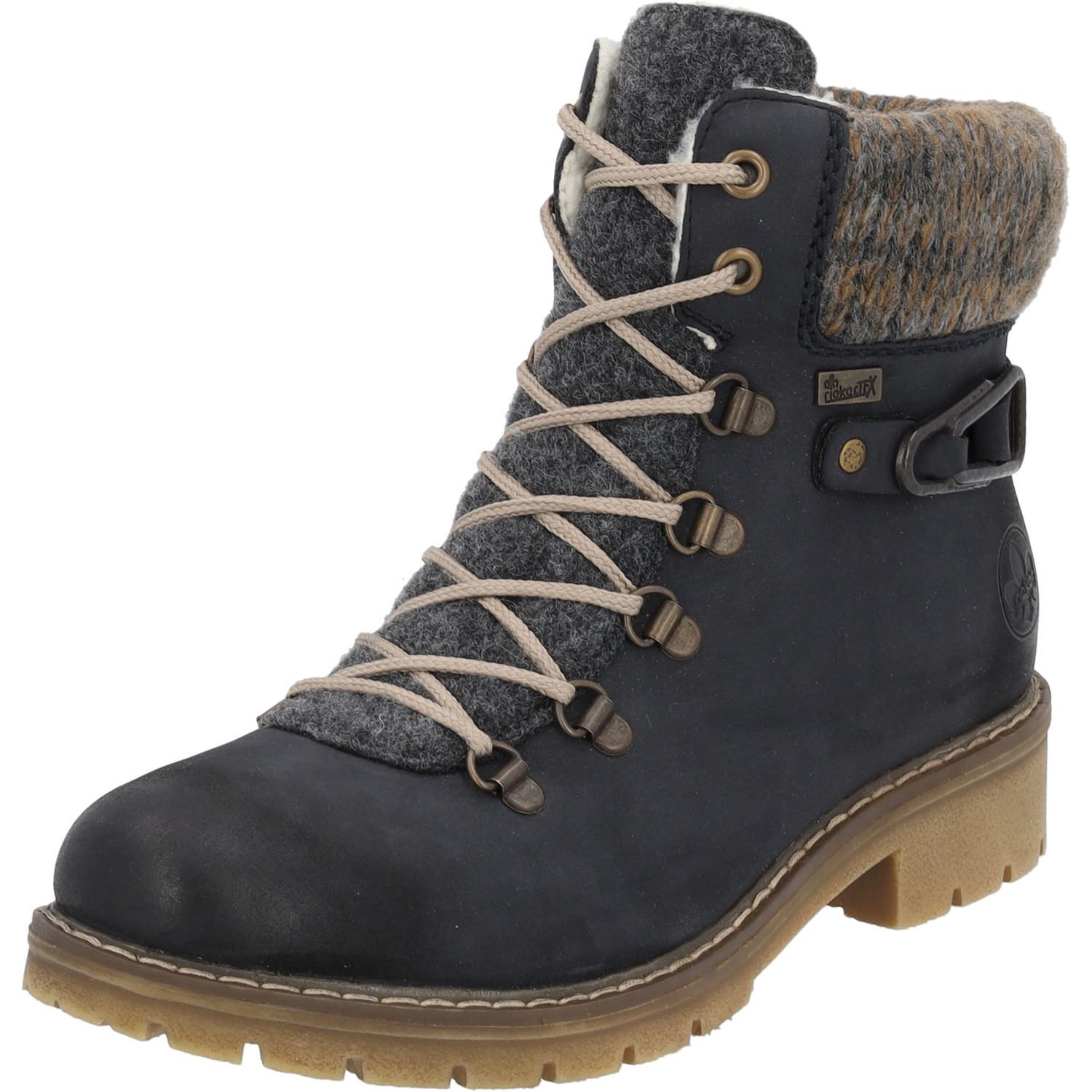 Rieker Y9131, Stiefeletten, Damen, blau blue