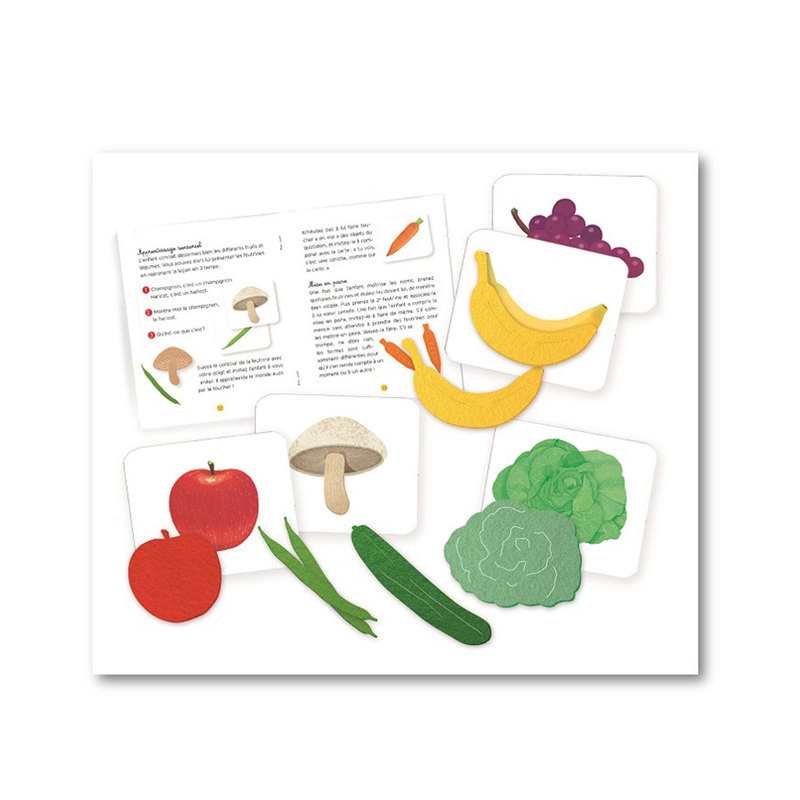Livre Tout-petit Montessori mes fruits et légumes - Nathan Jeunesse