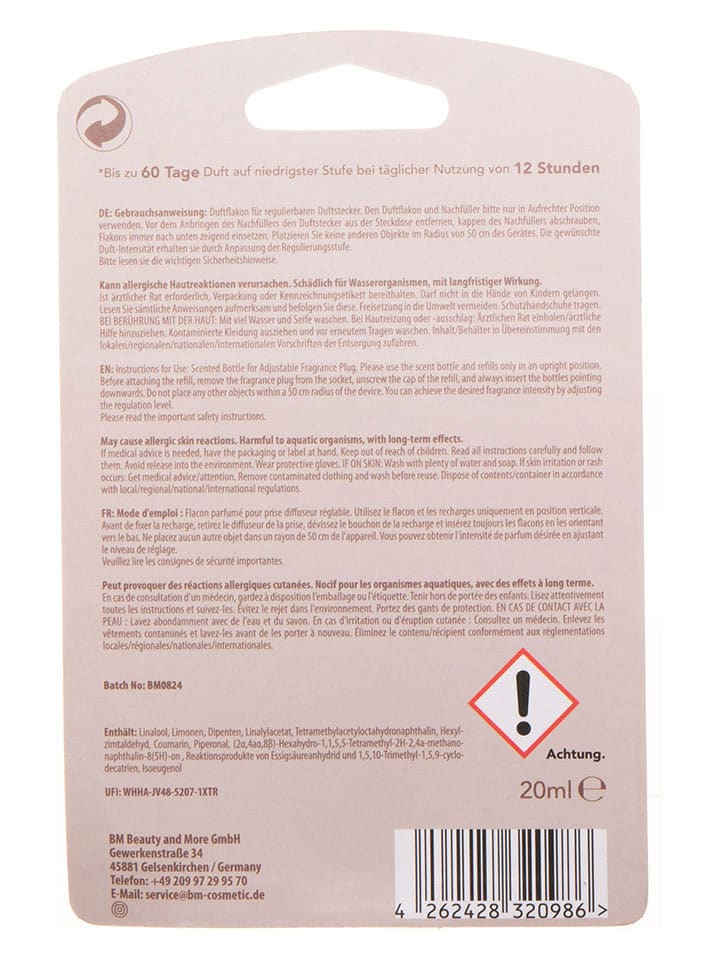 Ruum 6er-Set: 3-Phasen -Duftstecker-Nachfüller 