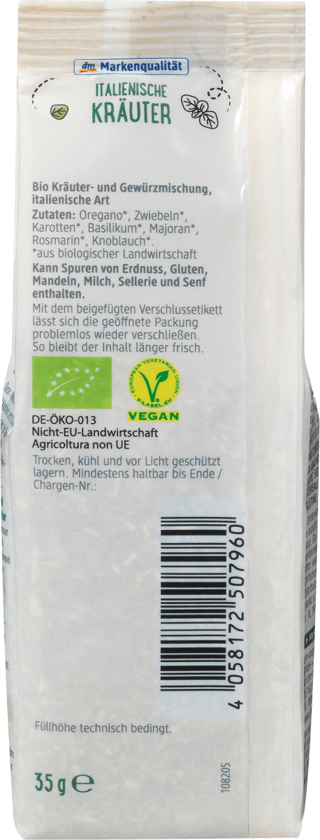 Gewürzmischung, Italienische Kräuter, 35 g