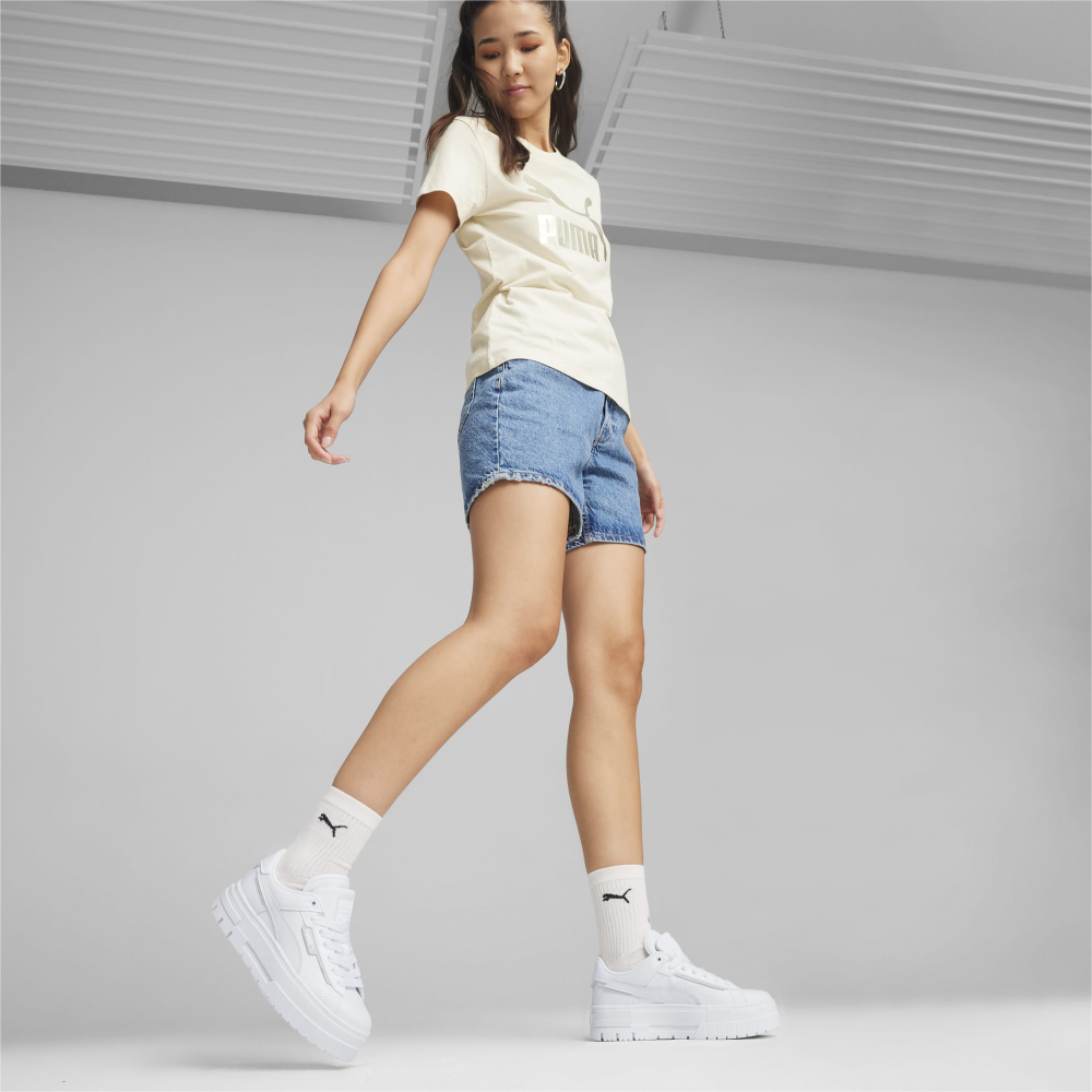 PUMA Mayze Crashed Leather 396011_01 / weiss