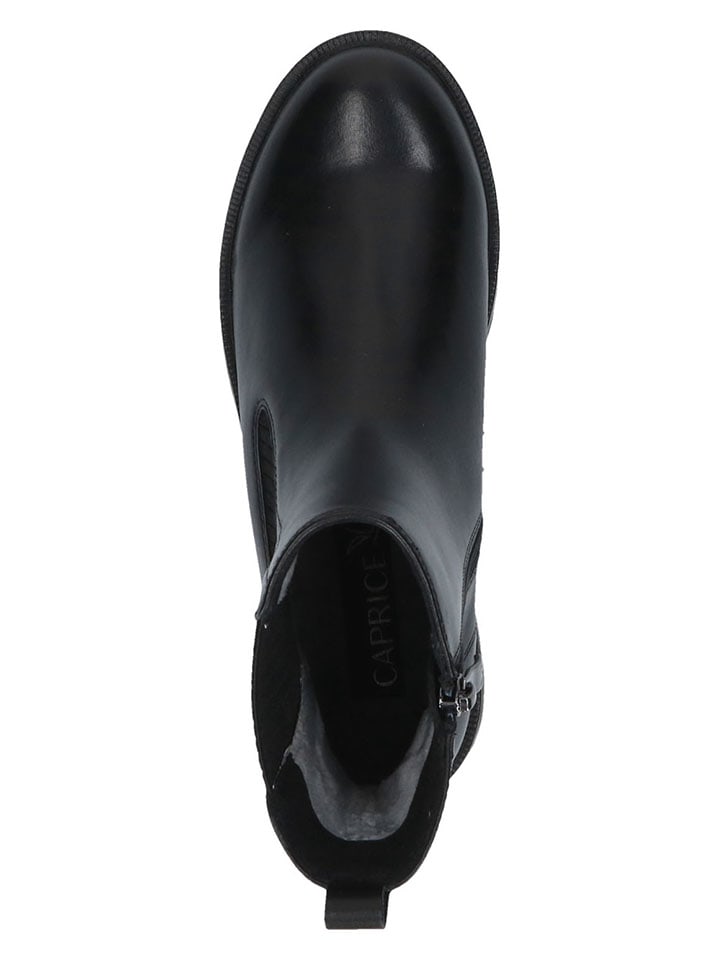 Caprice Leder-Boots in Schwarz günstig kaufen