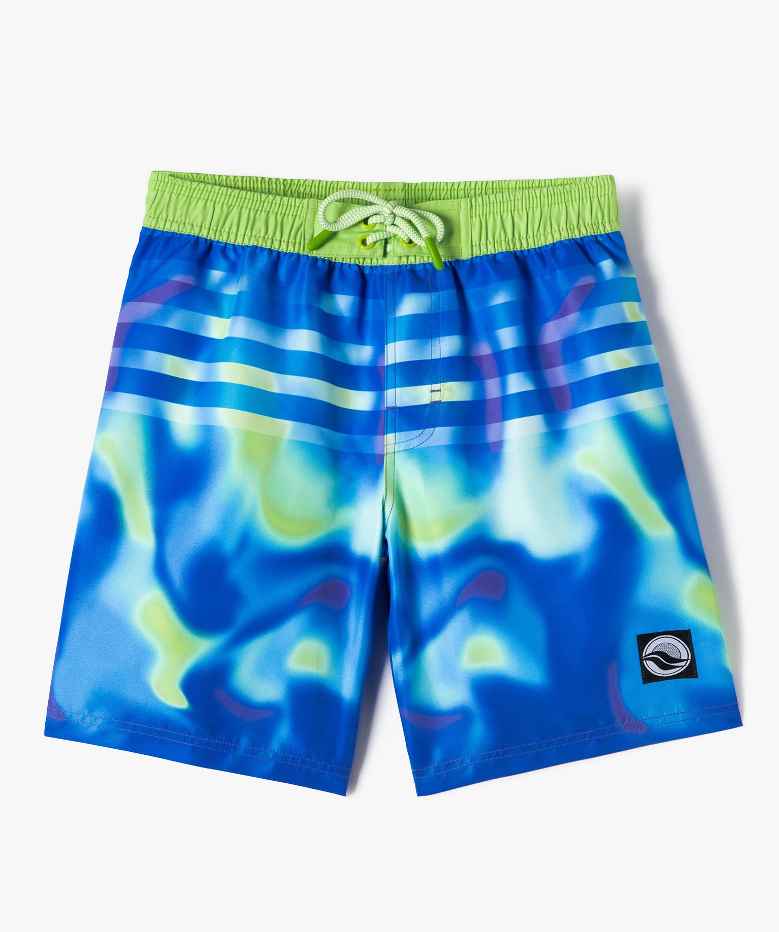 Short de surf Garçon à rayures imprime | GEMO