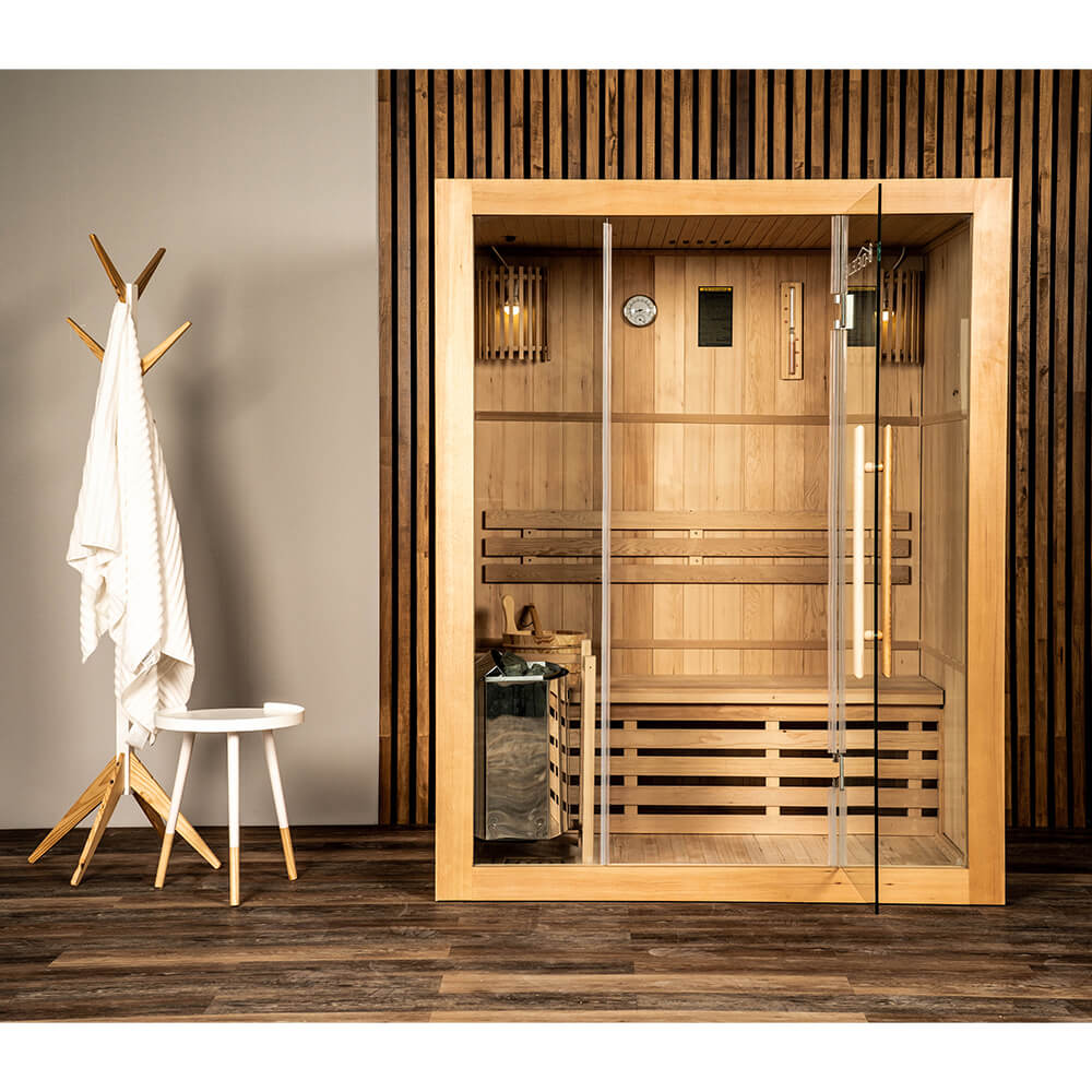 Home Deluxe Traditionelle Sauna SKYLINE L - 150 x 120 cm