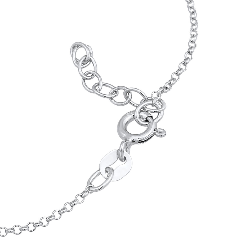 Elli Elli Bracelet Enfants croix pendentif religion avec cristal de zirconium en argen Bracelet