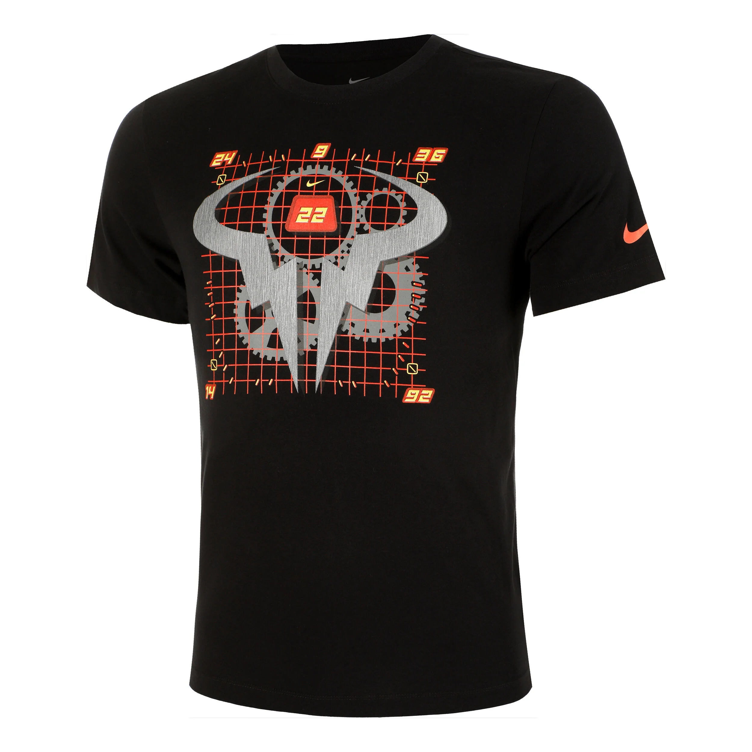 Dri-Fit Rafa OC T-Shirt Herren - Schwarz, Mehrfarbig