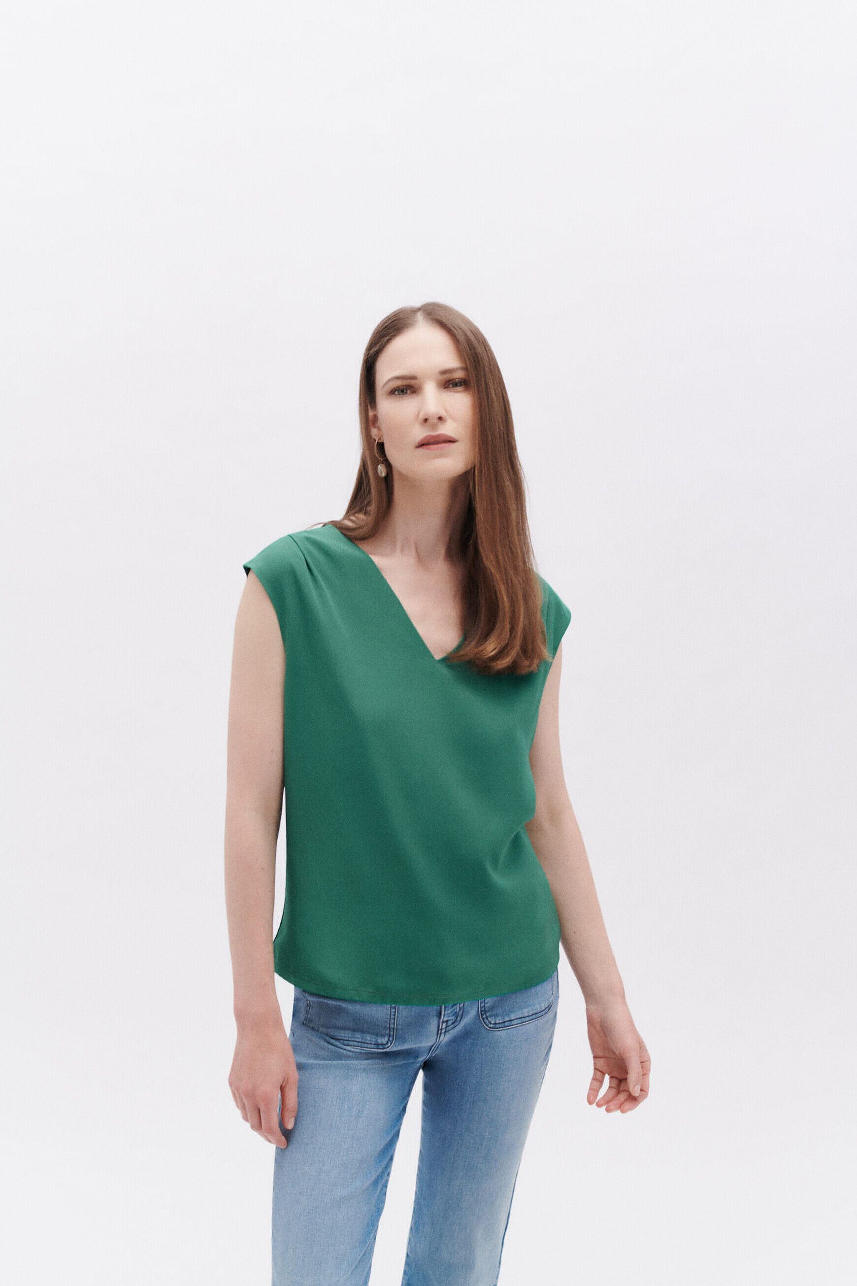 T-shirt tkaren vert menthe femme