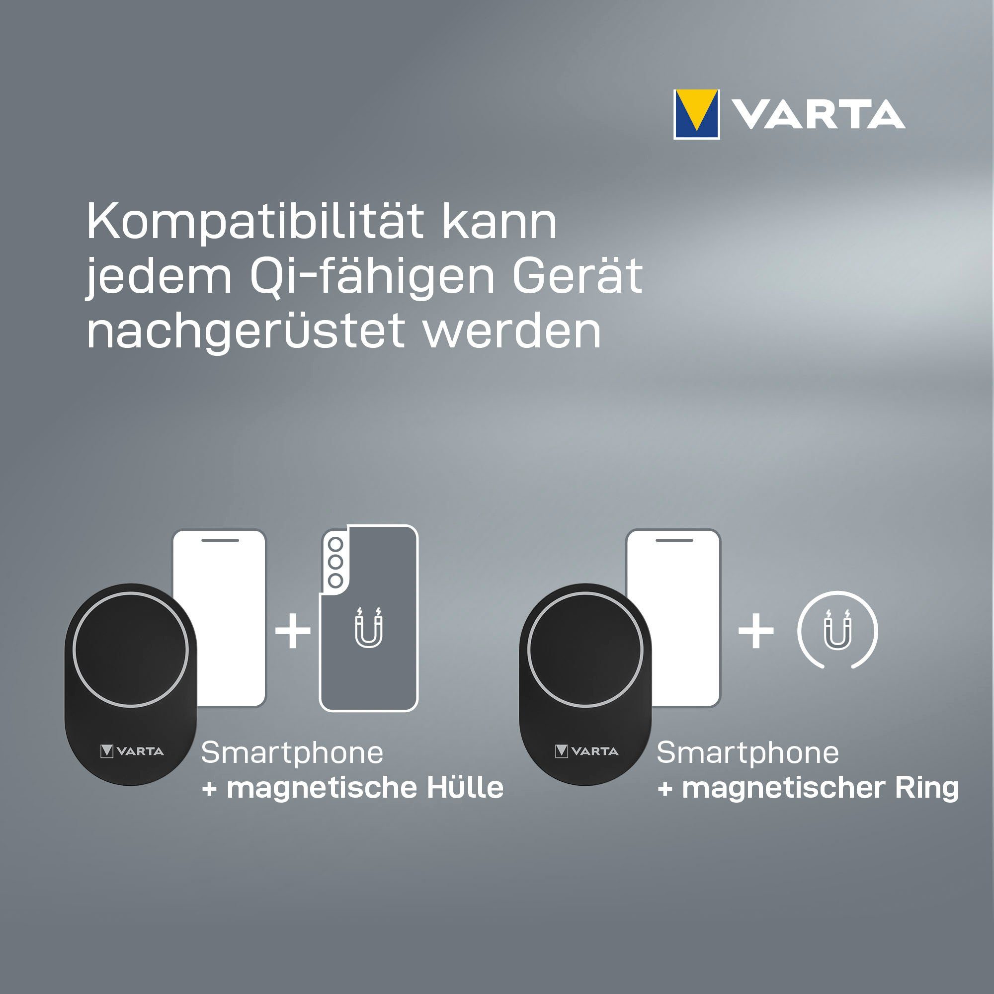 VARTA Mag Pro Wireless Car Autobatterie-Ladegerät