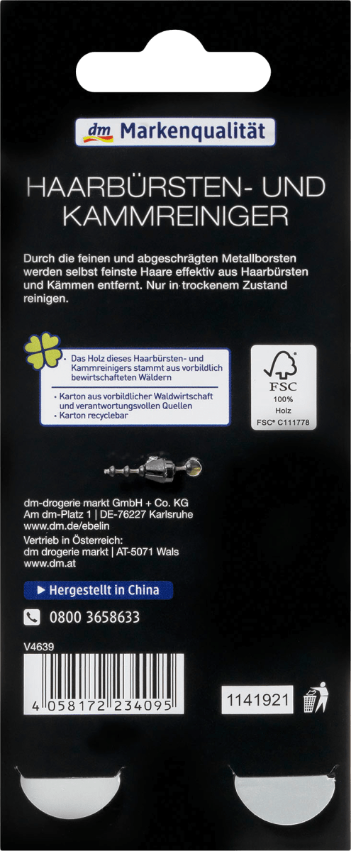Haarbürsten- und Kammreiniger, 1 St
