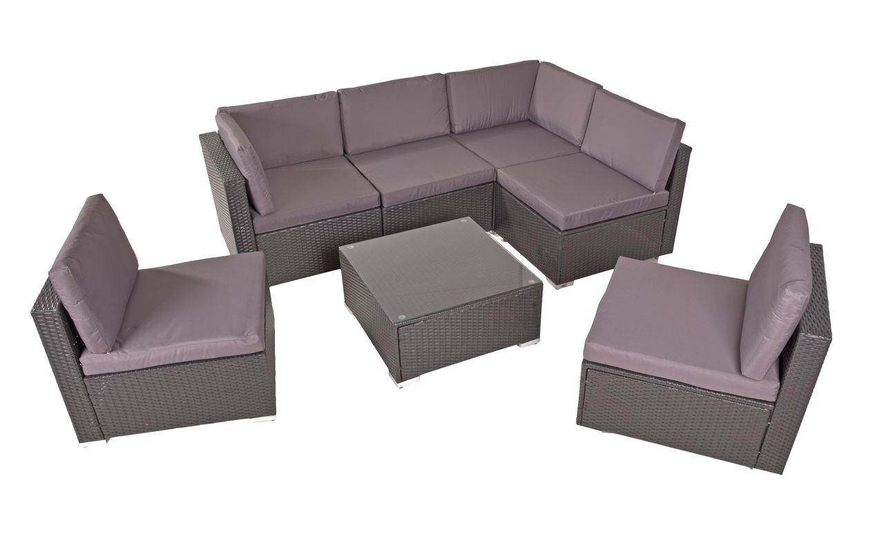 Garden Pleasure Sitzgruppe SANSIBAR, 7-teilig