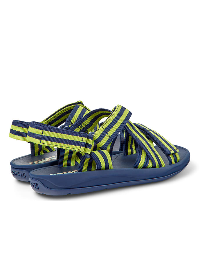 Camper Sandalen in Blau/ Grün günstig kaufen