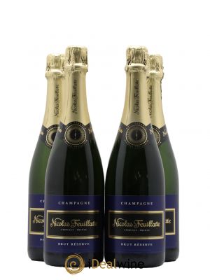 Champagne Nicolas Feuillate Brut Reserve  - Lot de 4 Bouteilles