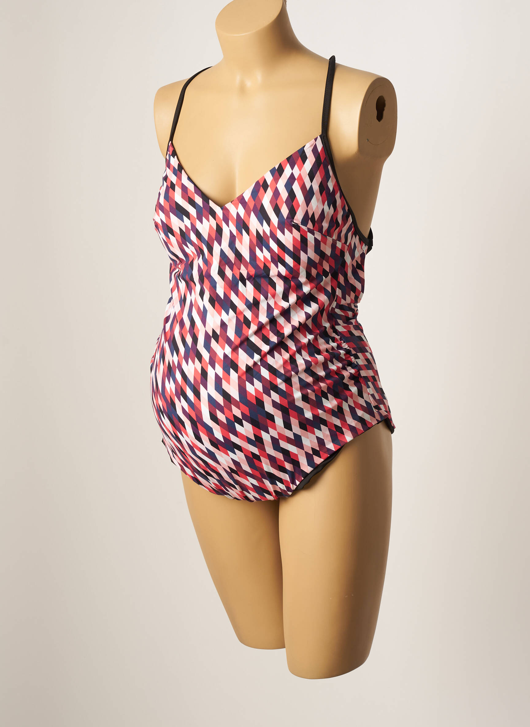 Cache Coeur Maillots2bain Maternite Femme couleur rouge