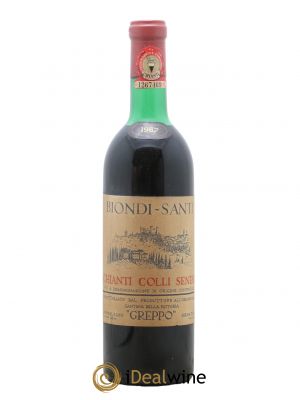Chianti DOCG Colli Senesi Biondi Santi Greppo 1967 - Lot de 1 Bouteille
