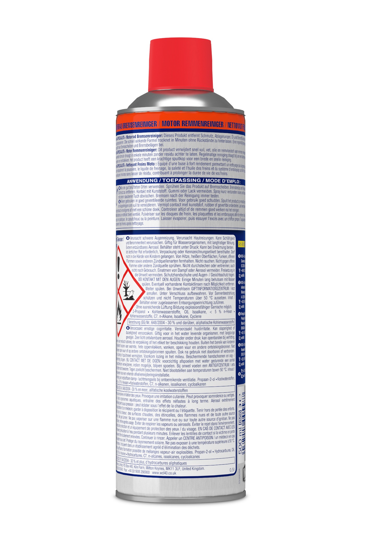 WD-40 Motorrad Bremsenreiniger, 500ml - ATU