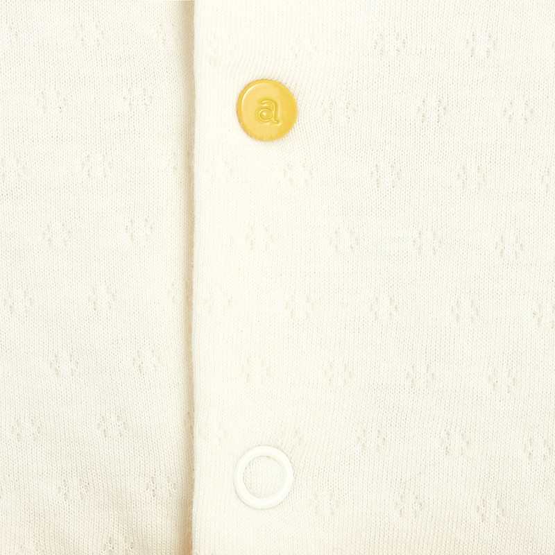 Pyjama bébé fille en maille tubique beige Absorba