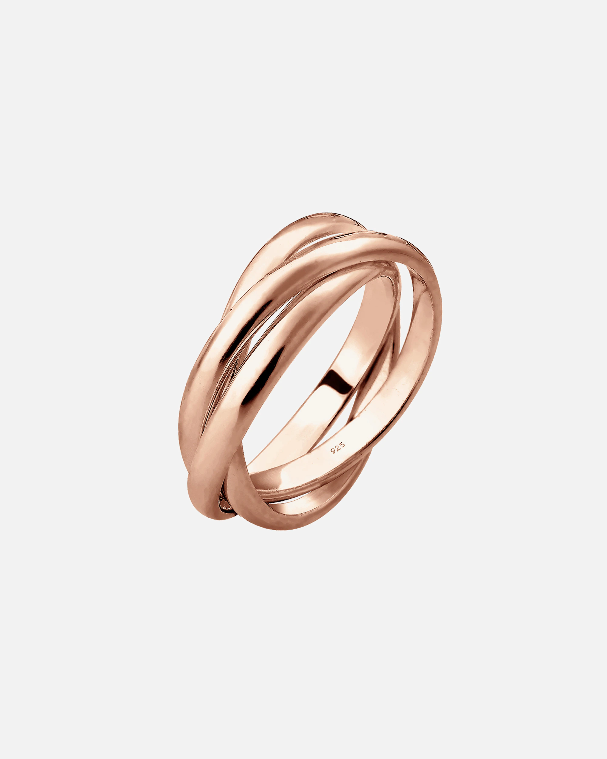 Bracciale avvolgente Elli Trio Basic da donna in argento sterling 925