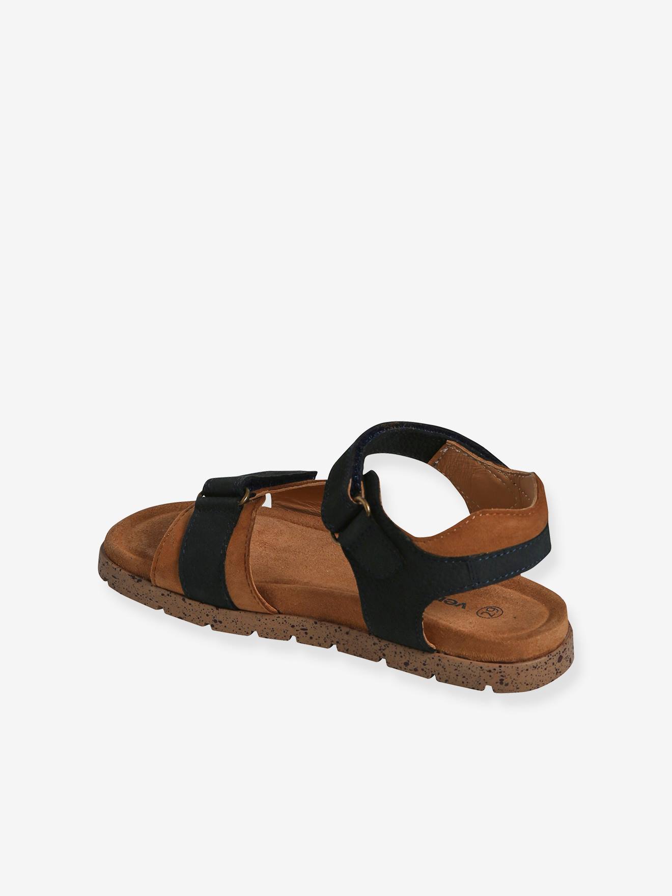 Vertbaudet Kinder Klett-Sandalen - marine