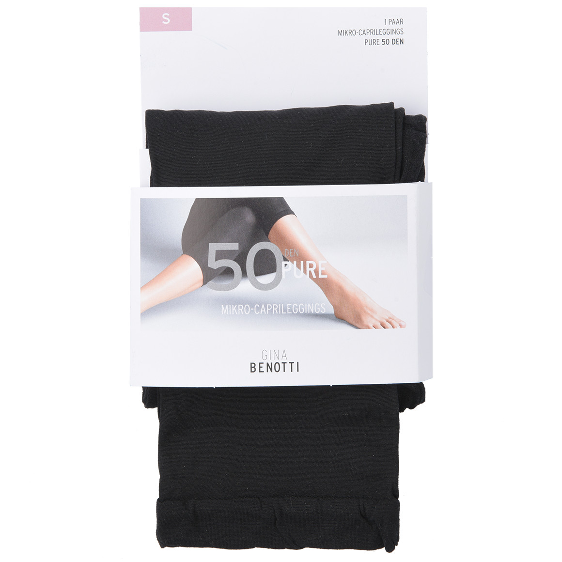 Damen Mikro-Capri-Leggings mit 50 DEN