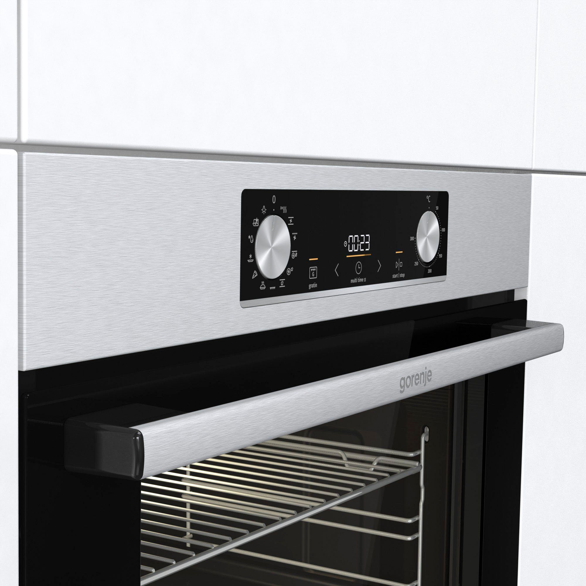 GORENJE Backofen-Set Steam Set, mit 1-fach-Teleskopauszug