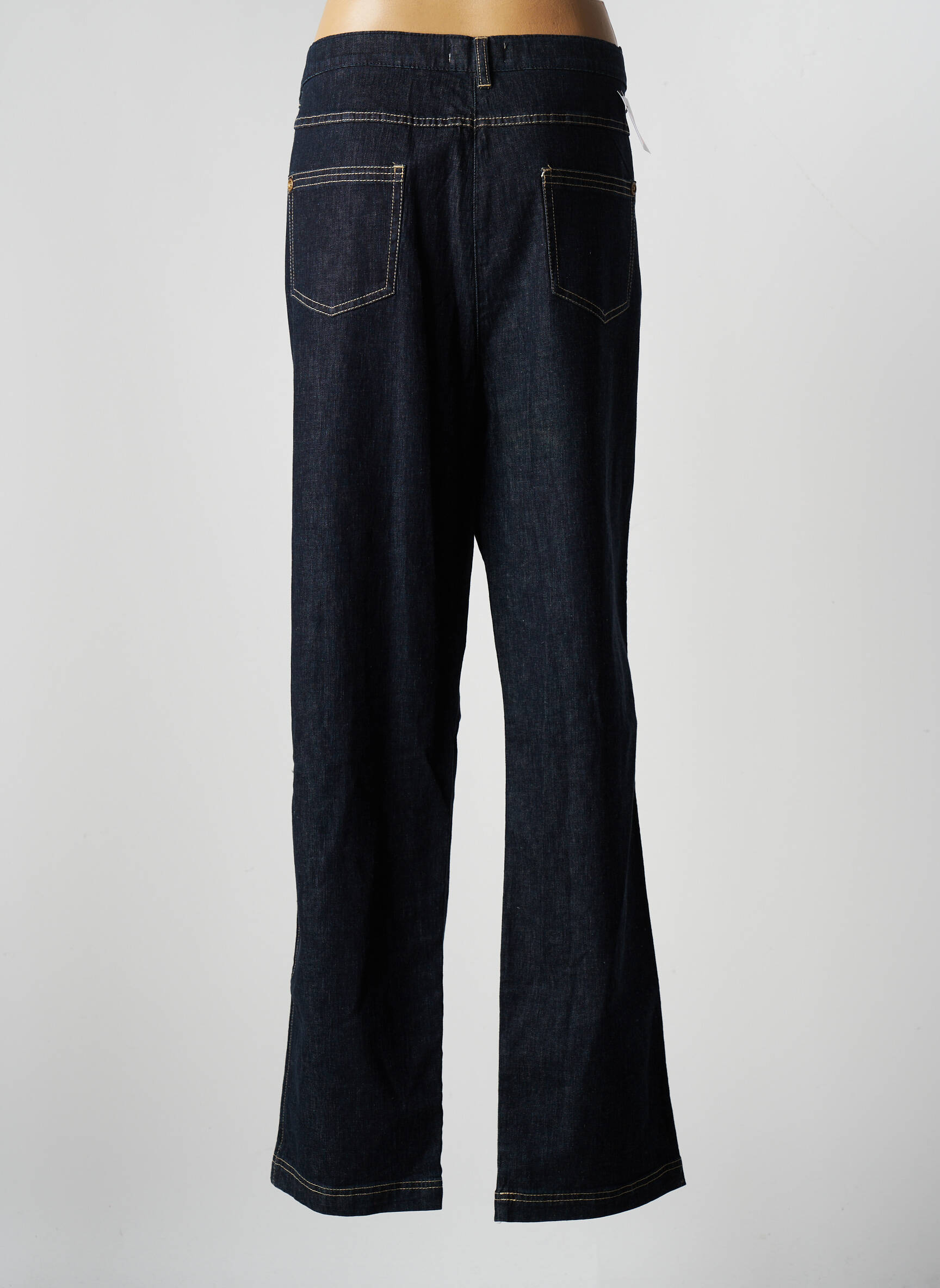 Lewinger Jeans Coupe Droite Femme couleur bleu