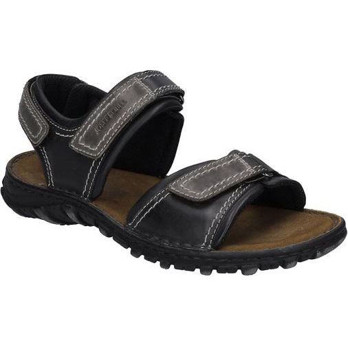 JOSEF SEIBEL Sandale Canim, schwarz/grey/schwarz