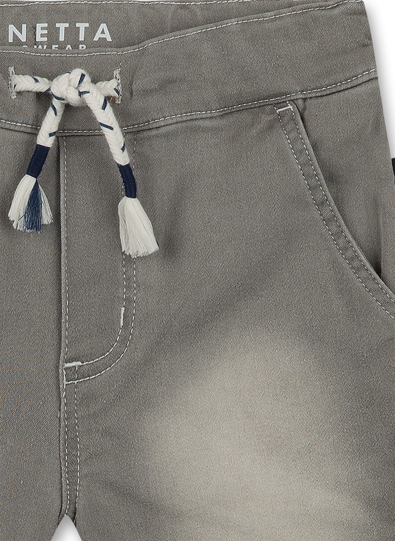 Jungen Denim-Shorts Grau