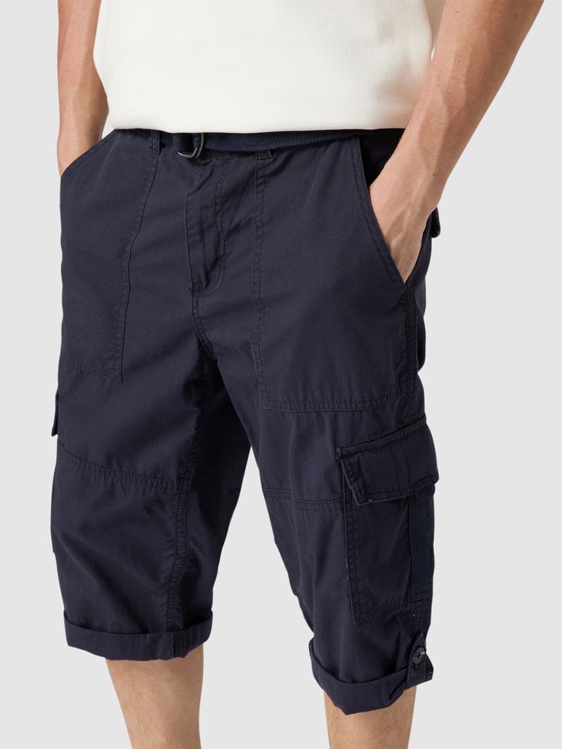 Cargoshorts inklusive Gürtel in marineblau