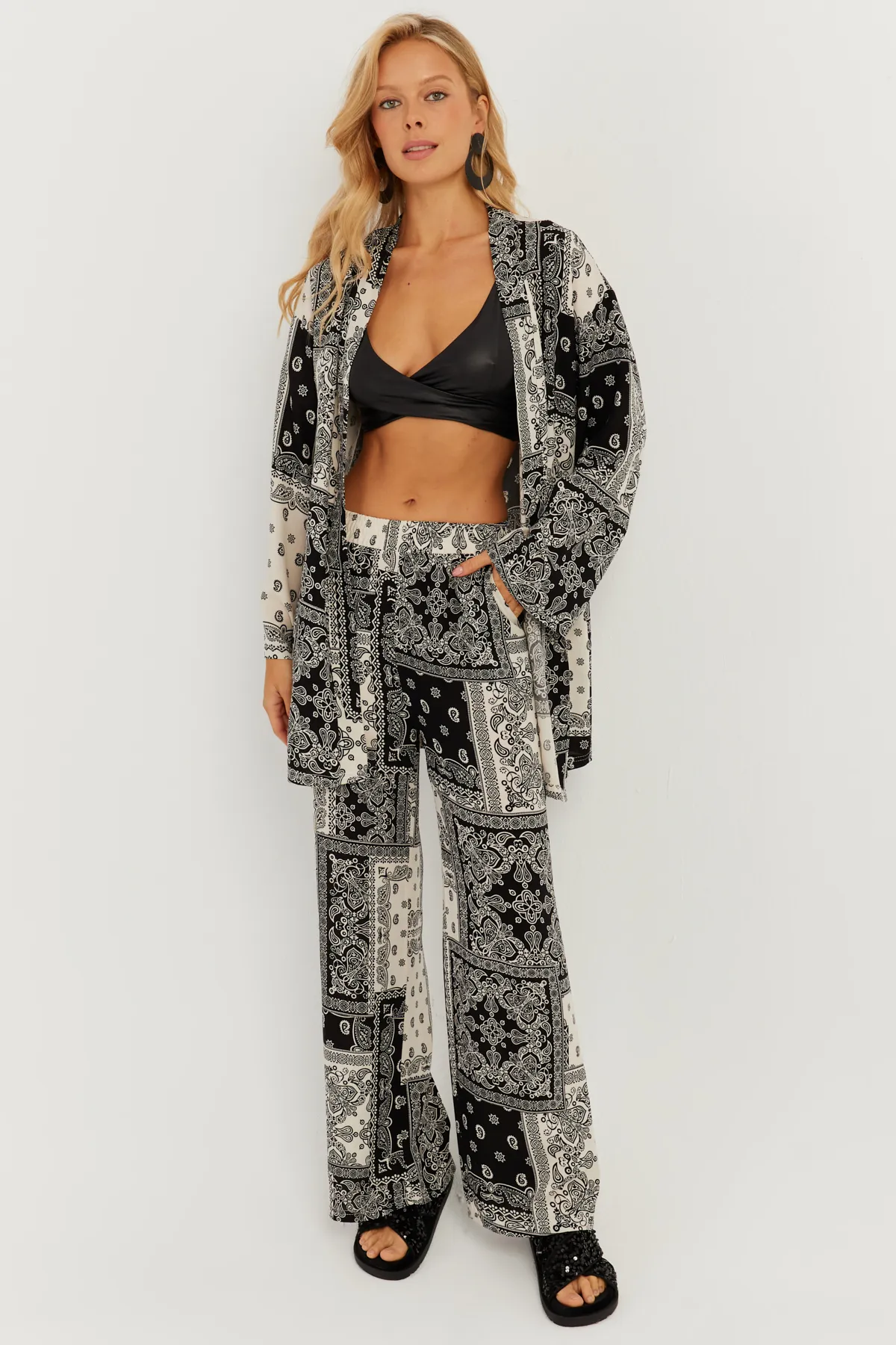 Cool & Sexy  Zweiteiler - Schwarz - Regular Fit