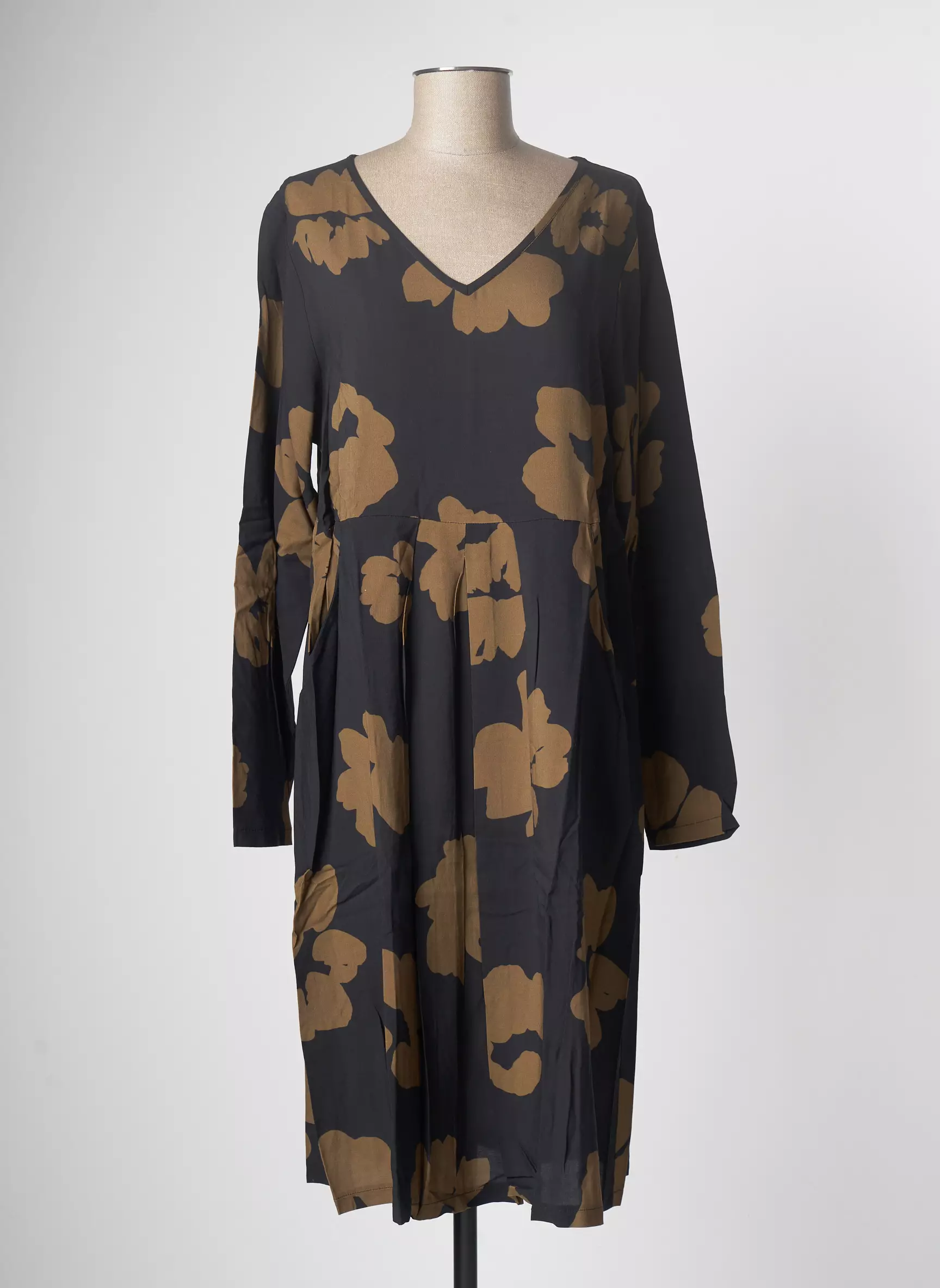 G Oze Robes Mi Longues Femme couleur noir
