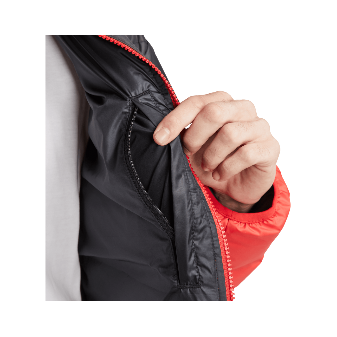 Nike Windrunner Kapuzenjacke Schwarz F011