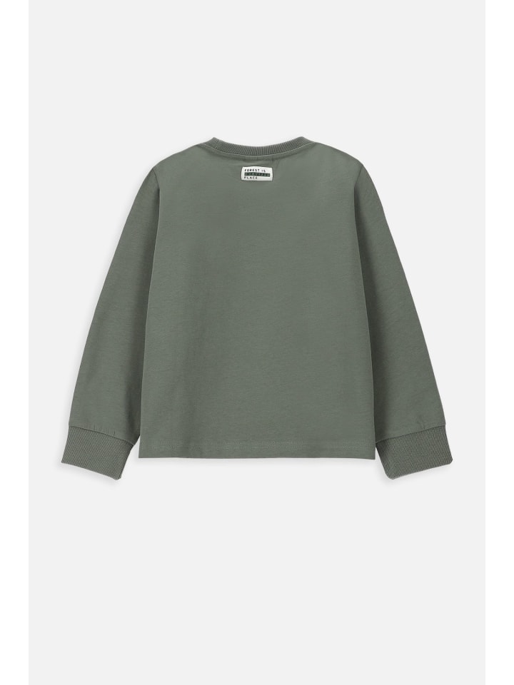 Coccodrillo T-shirt mit langen Ärmeln in khaki günstig kaufen