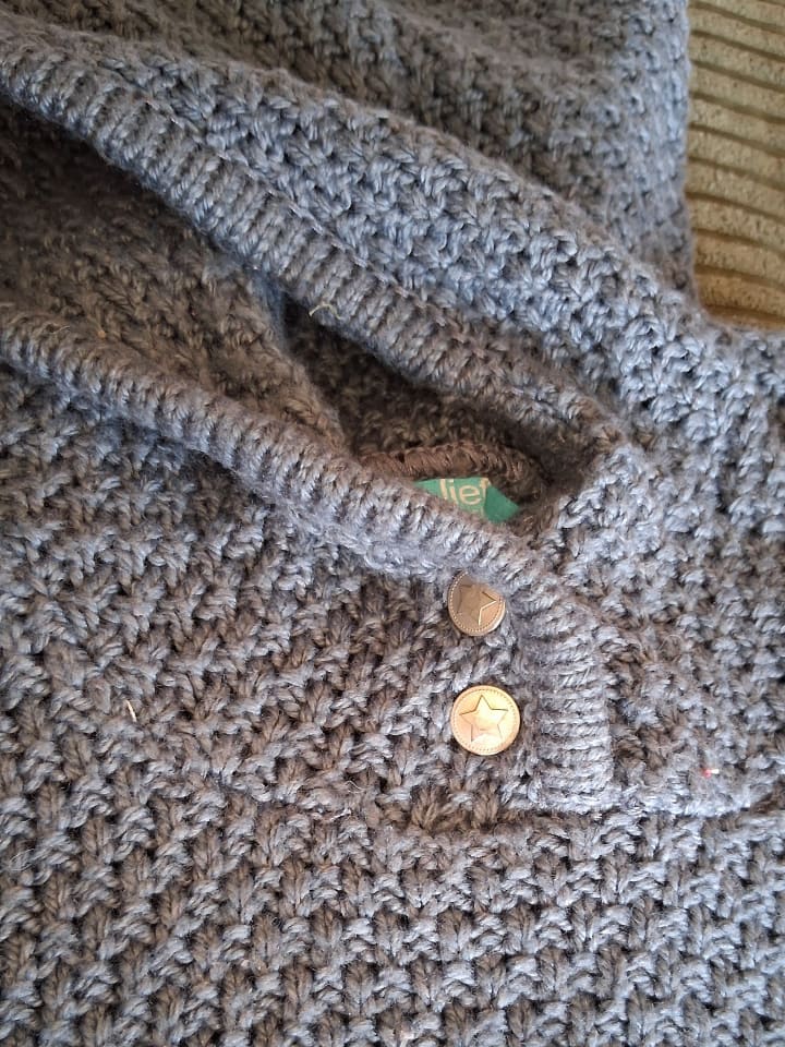 Lief Strickpullover ⭐ Hoodie Blau 122 eher 128 ...fällt groß aus  günstig kaufen 122