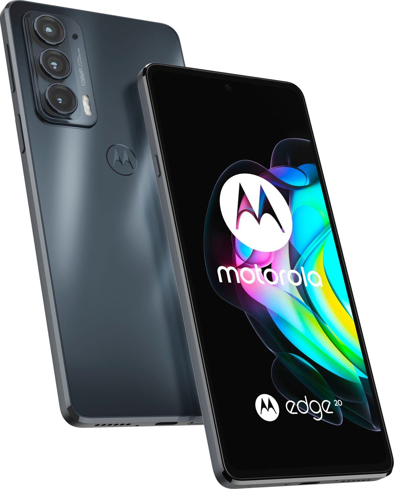 Motorola edge20 Smartphone (17 cm/6,7 Zoll, 128 GB Speicherplatz, 108 MP Kamera)