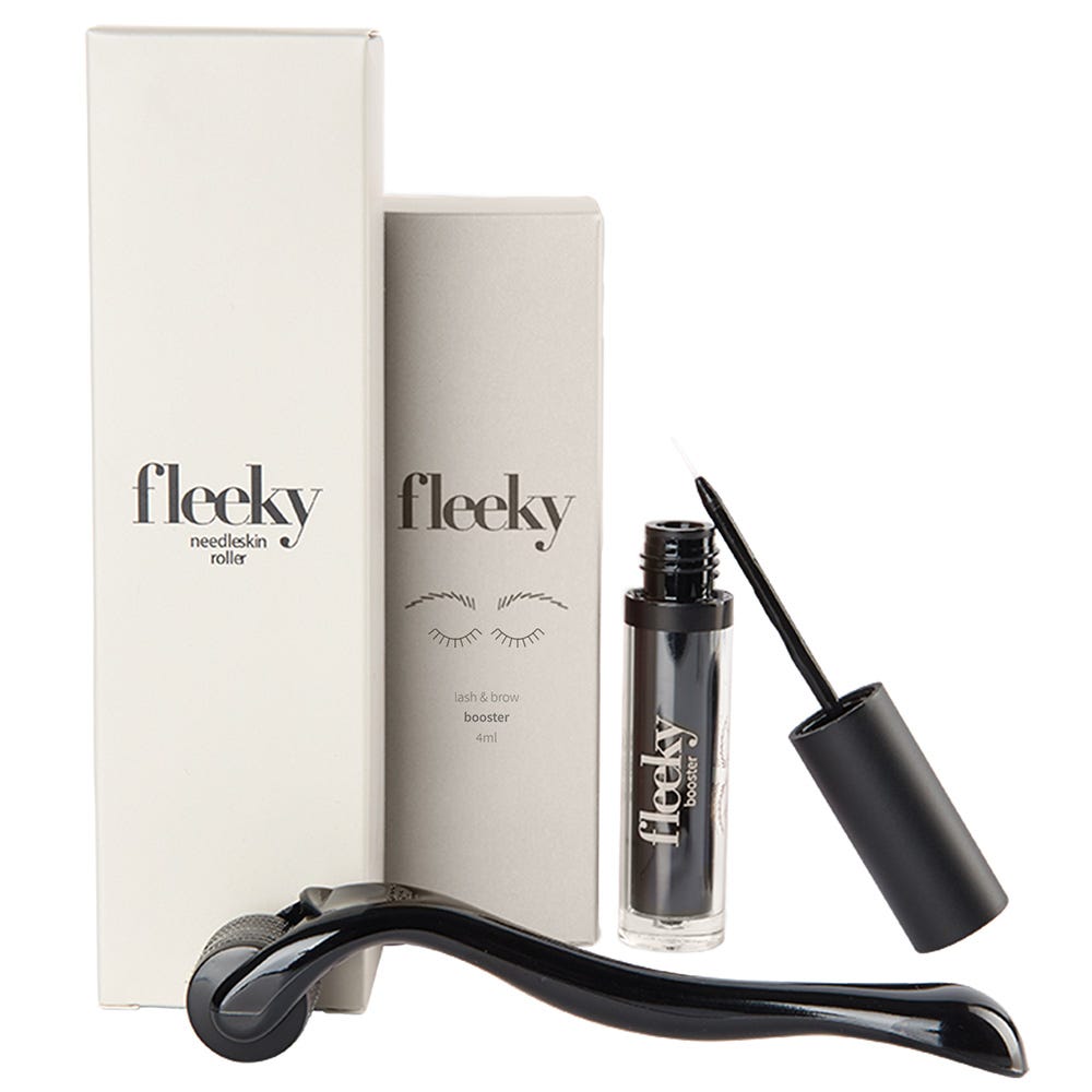 fleeky Booster - Lash & Brow mit needling Roller 4 ml