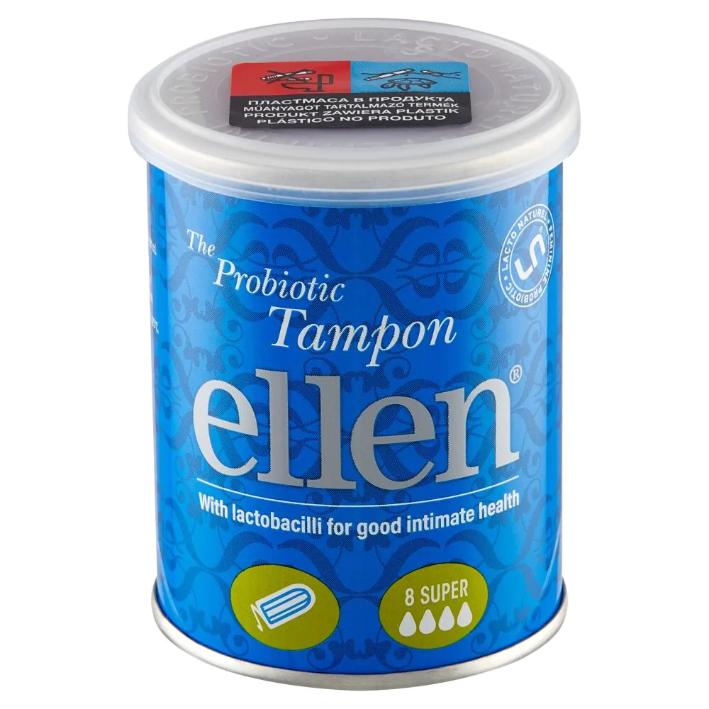 Ταμπόν Ellen Super Probiotic, συσκευασία των 8