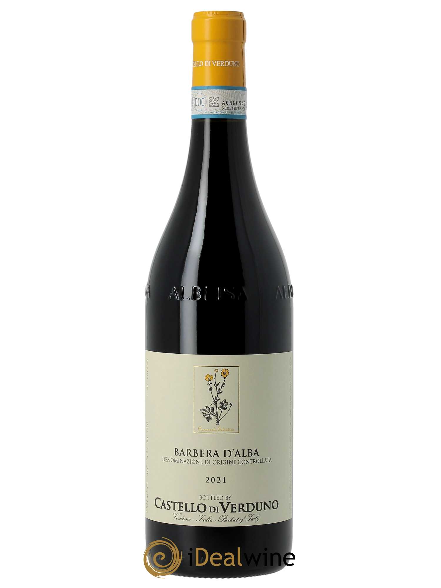 Barbera d'Alba DOC Castello Di Verduno  2021 - Lot de 1 Bouteille