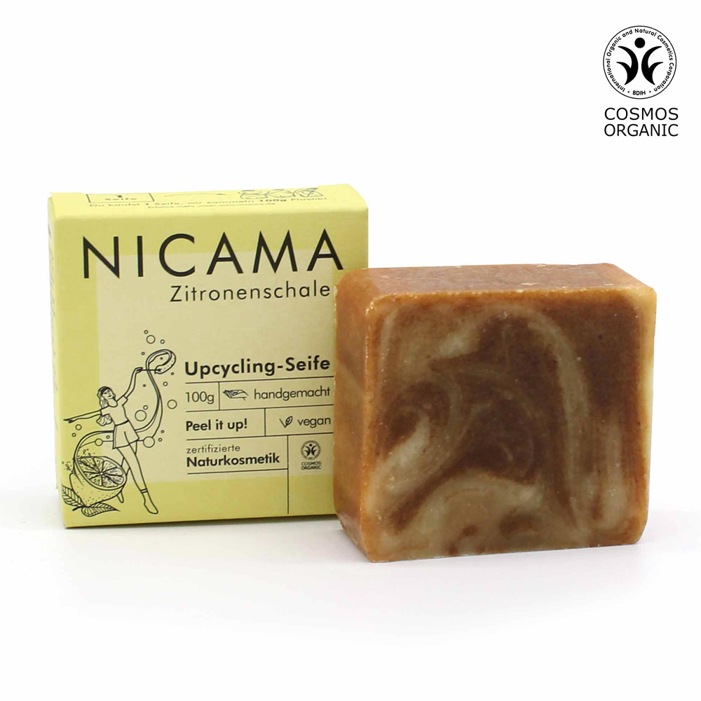 Nicama Upcyclingseife - Zitronenschale 100 g