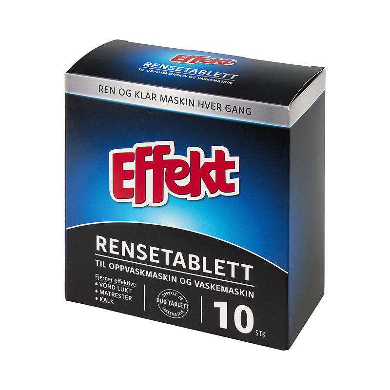 Effekt Rensetablett 10-pk til oppvask- og vaskemaskin
