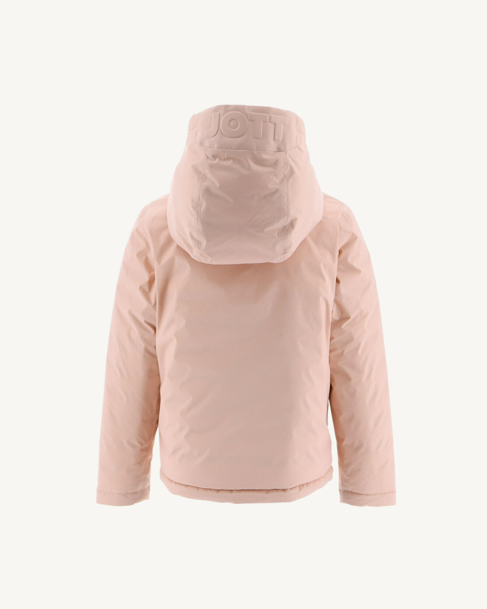 Doudoune réversible à capuche enfant Rose pale/Aubergine Zurich