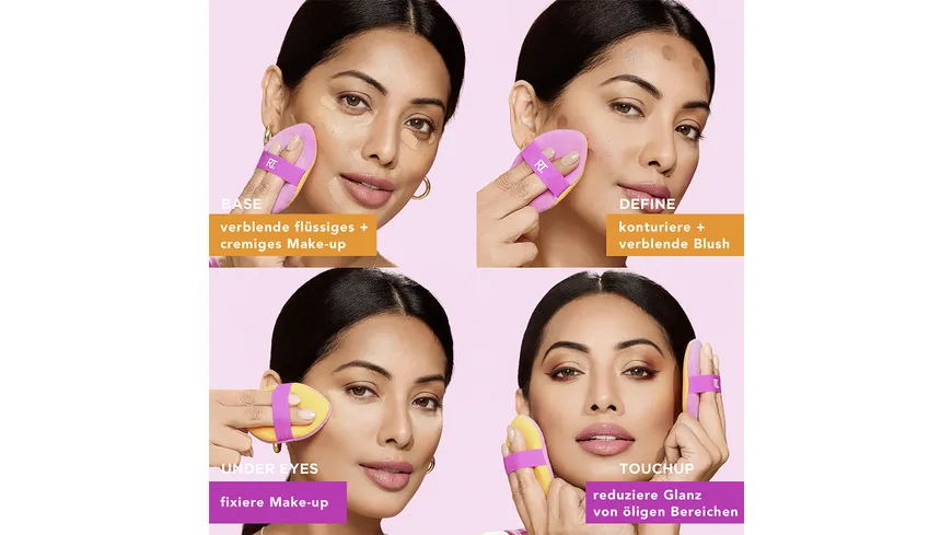 REAL TECHNIQUES Miracle 2-in-1 Powder Puff Duo