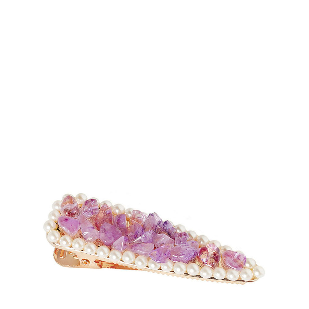 crystallove CRYSTALLOVE Amethyst hair clip