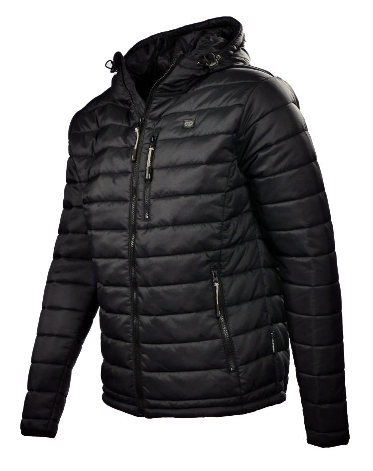 Toolnation MJSY14001TON Jacke mit Kapuze, Schwarz