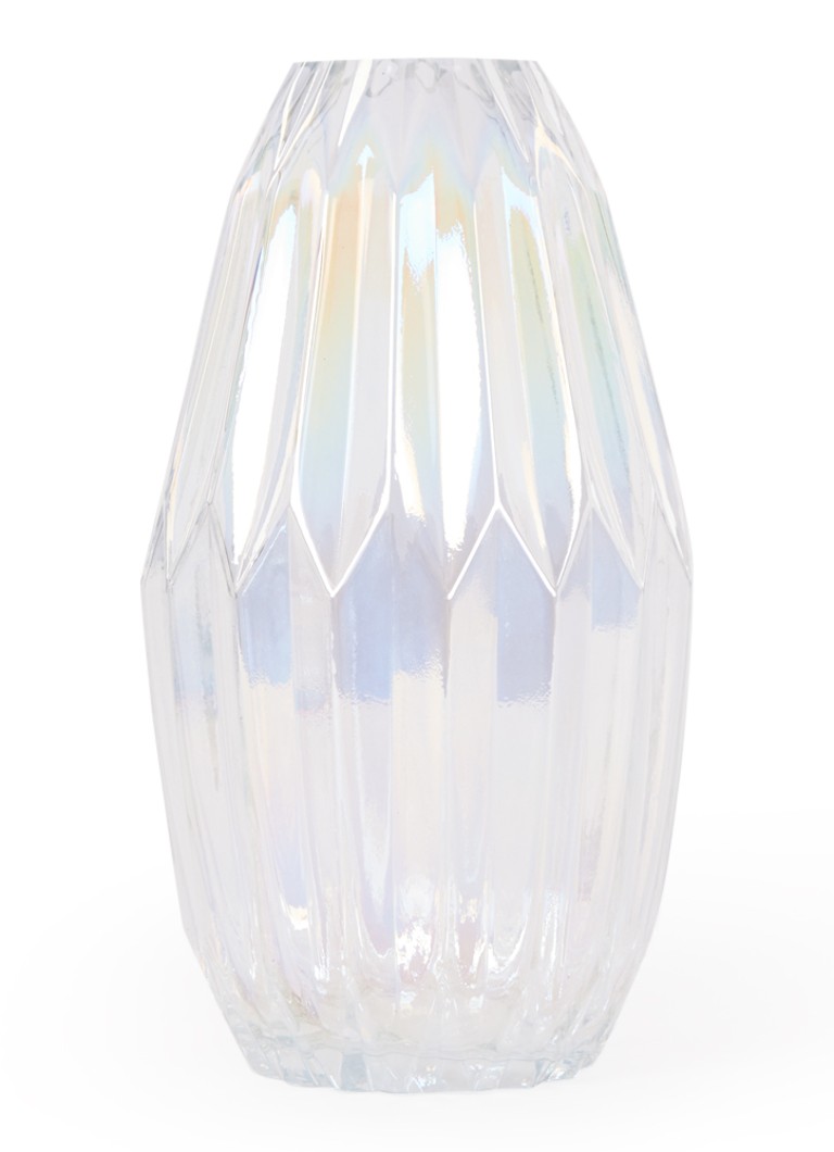 Vaso POLSPOTTEN Glass Folds M 32 cm