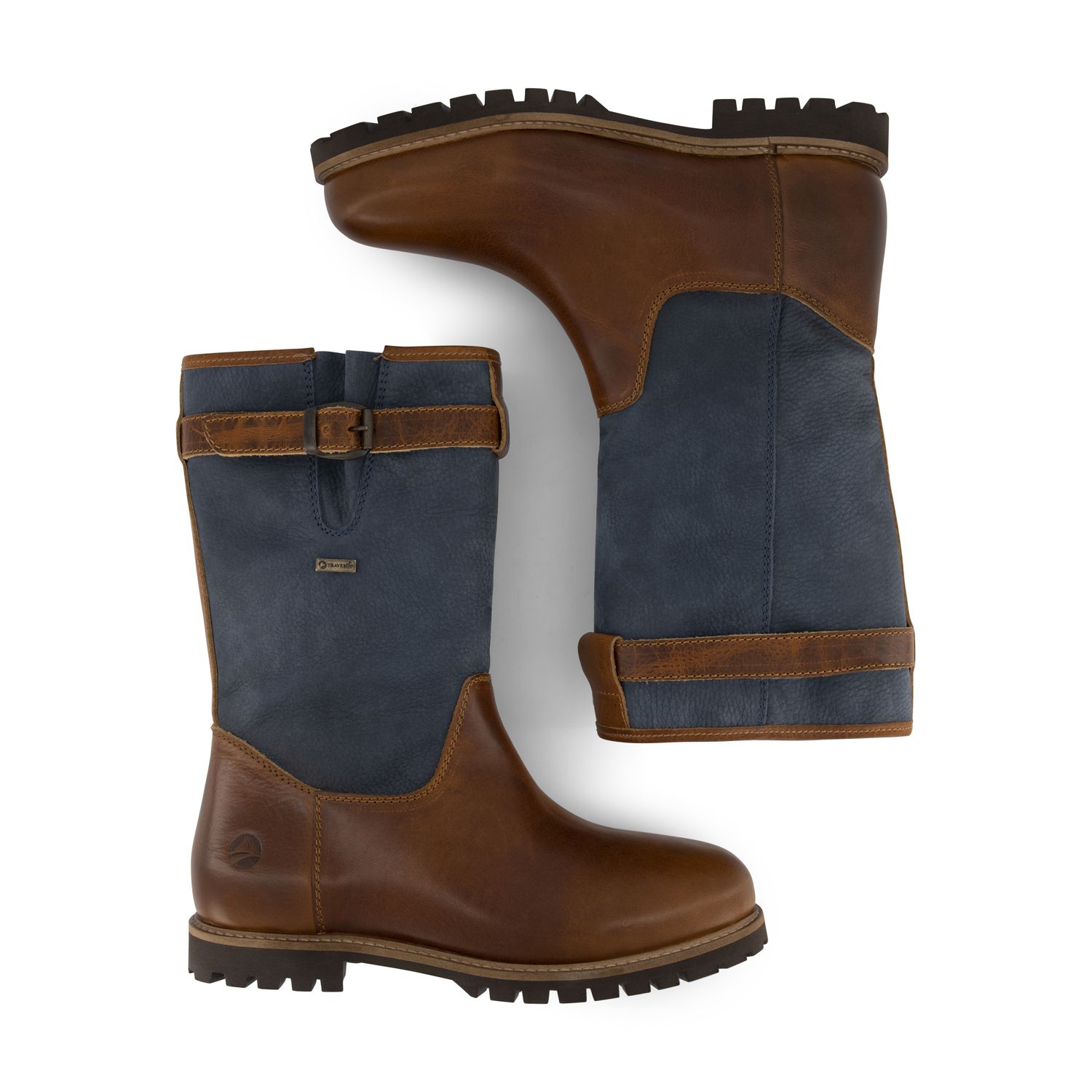 Travelin' Finland blaue Herren Outdoorstiefel