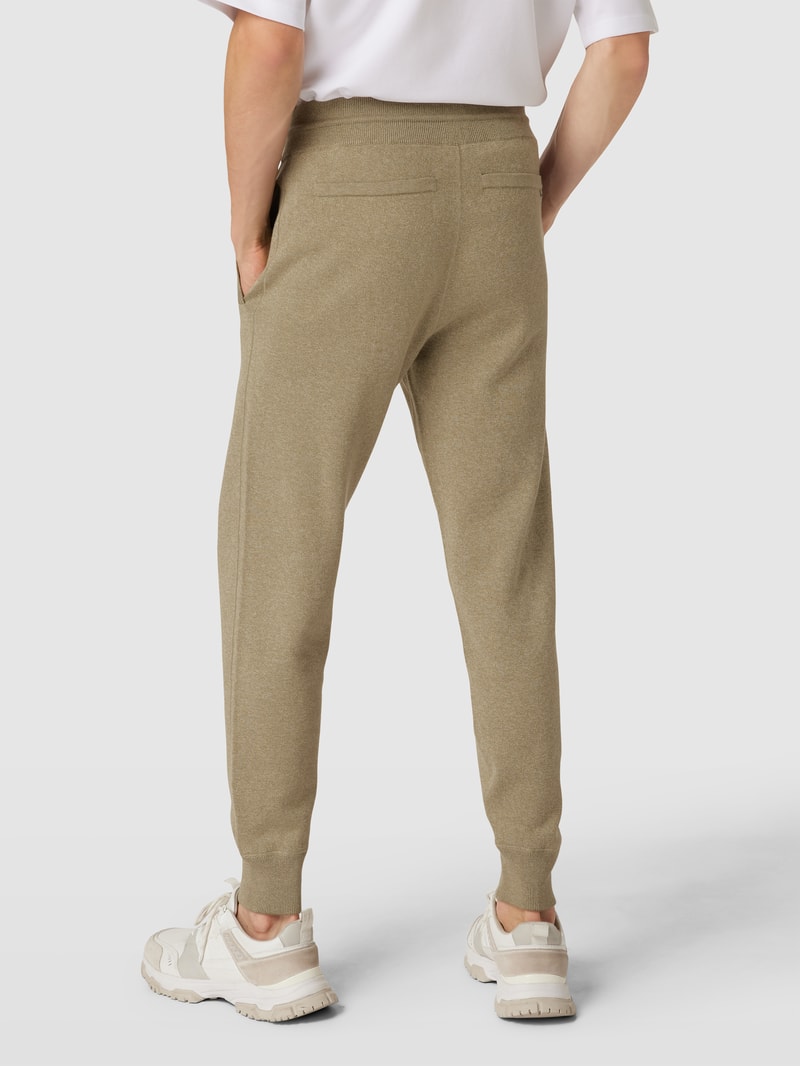 Sweatpants mit Schurwoll-Anteil Modell 'Onestino' in schilf
