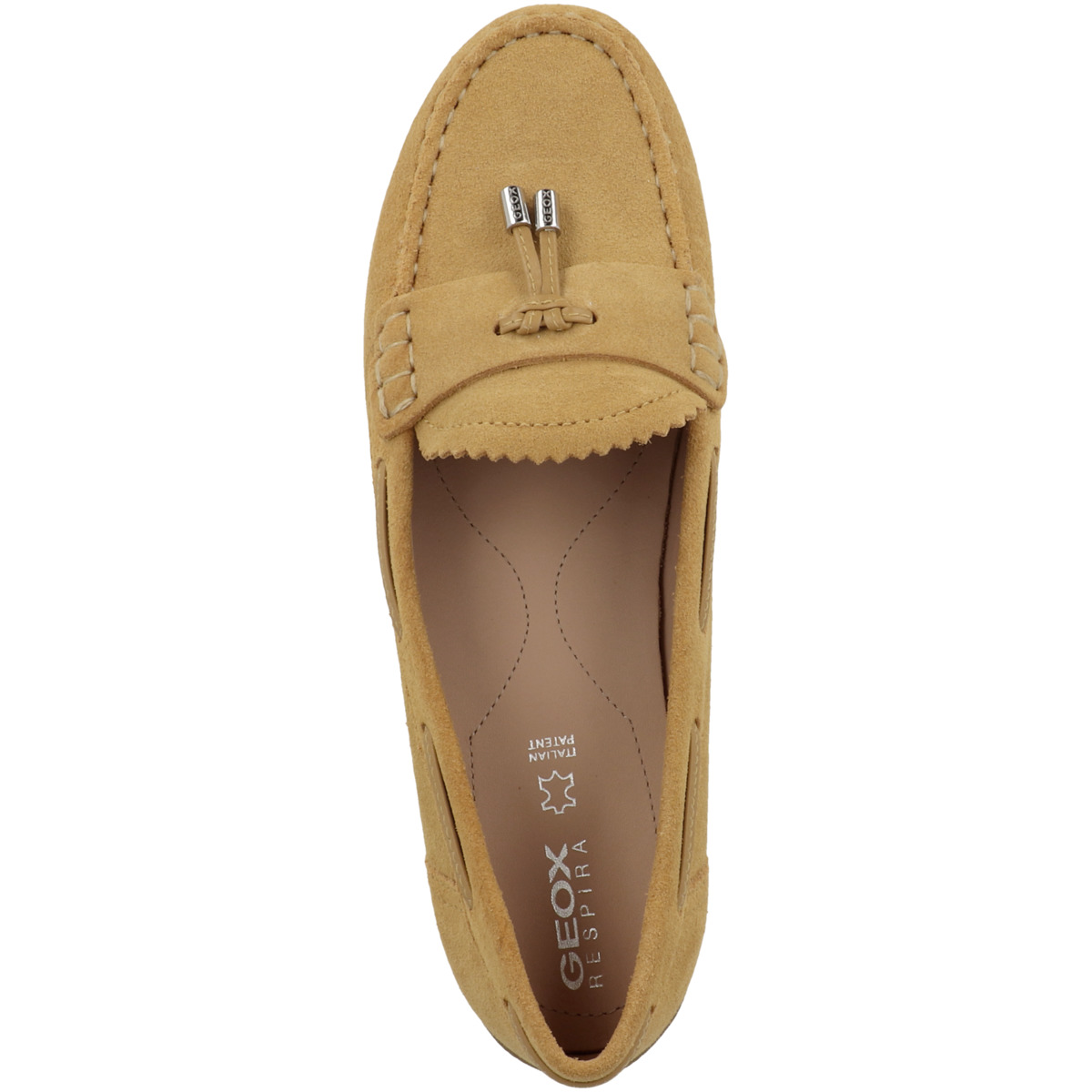 Geox D Vega Moc A Slipper hellbraun
