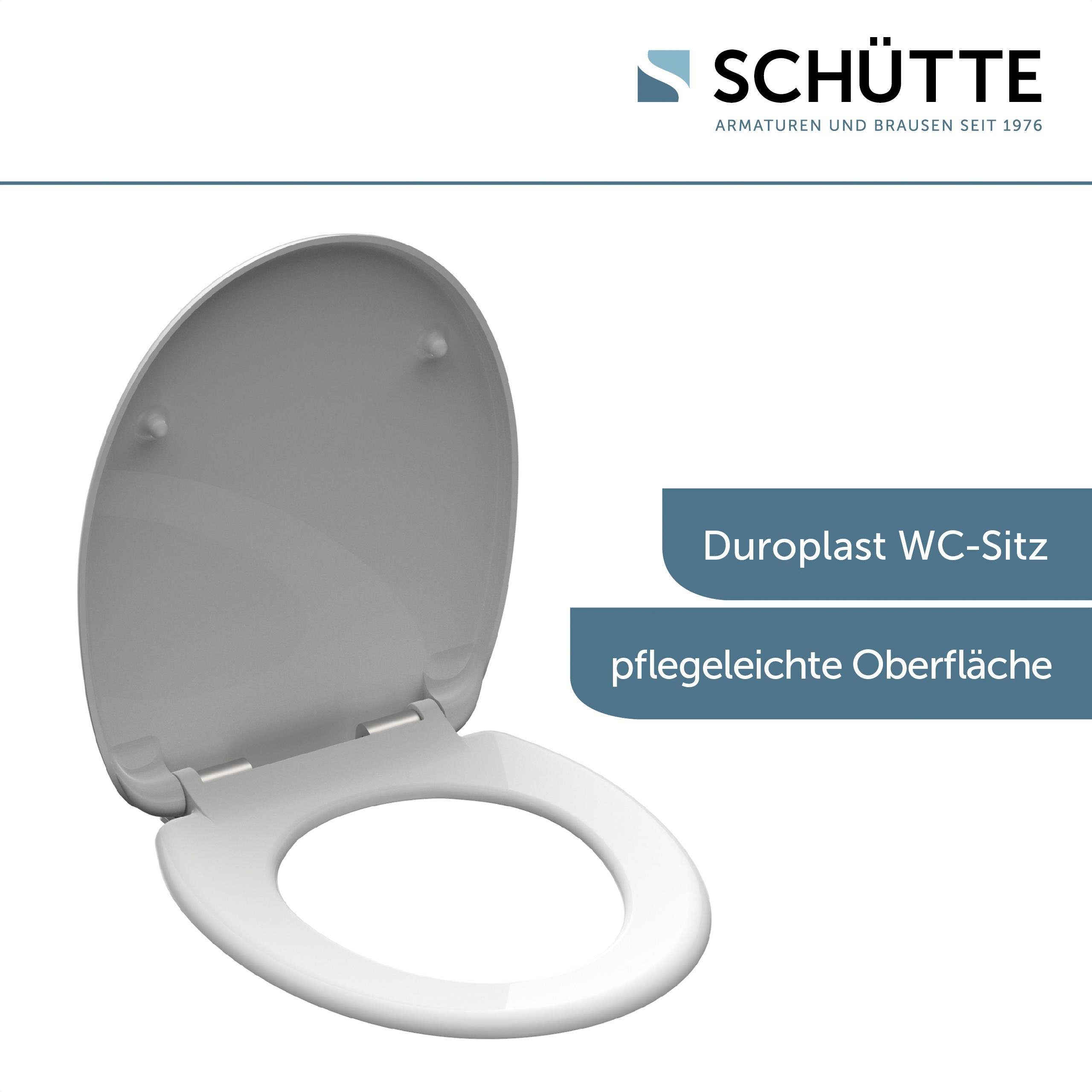 Schütte WC-Sitz Frog King, Duroplast, mit Absenkautomatik