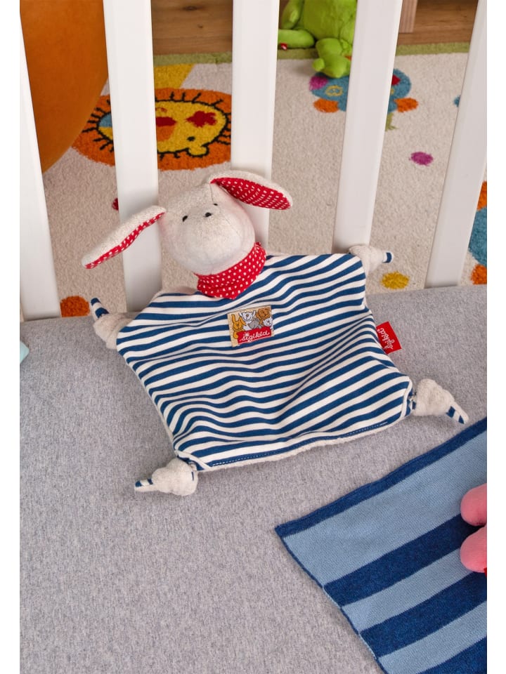 Sigikid Schnuffeltuch Hund in weiß/blau/rot günstig kaufen onesize