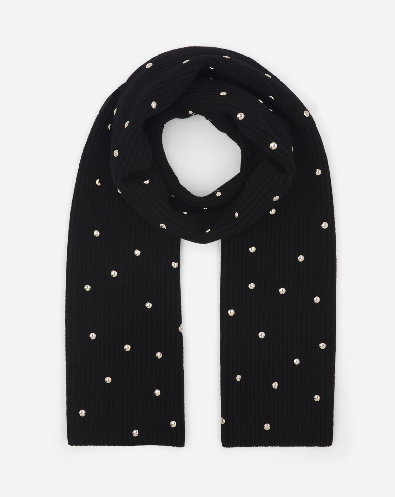 ECHARPE EN LAINE AVEC STUDS
